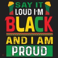 Say It Loud I'm Black And I'm Proud African American Gift Beanie thumb 2