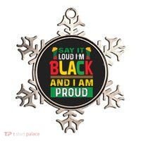 Say It Loud I'm Black And I'm Proud African American Gift Ornament thumb 0