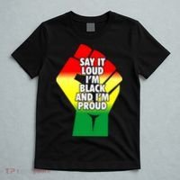 Say It Loud Im Black And Im Proud African American Pride Gift T-Shirt thumb 5