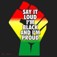 Say It Loud Im Black And Im Proud African American Pride Gift Beanie thumb 2