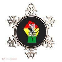 Say It Loud Im Black And Im Proud African American Pride Gift Ornament thumb 0