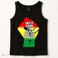 Say It Loud Im Black And Im Proud African American Pride Gift Tank Top thumb 2