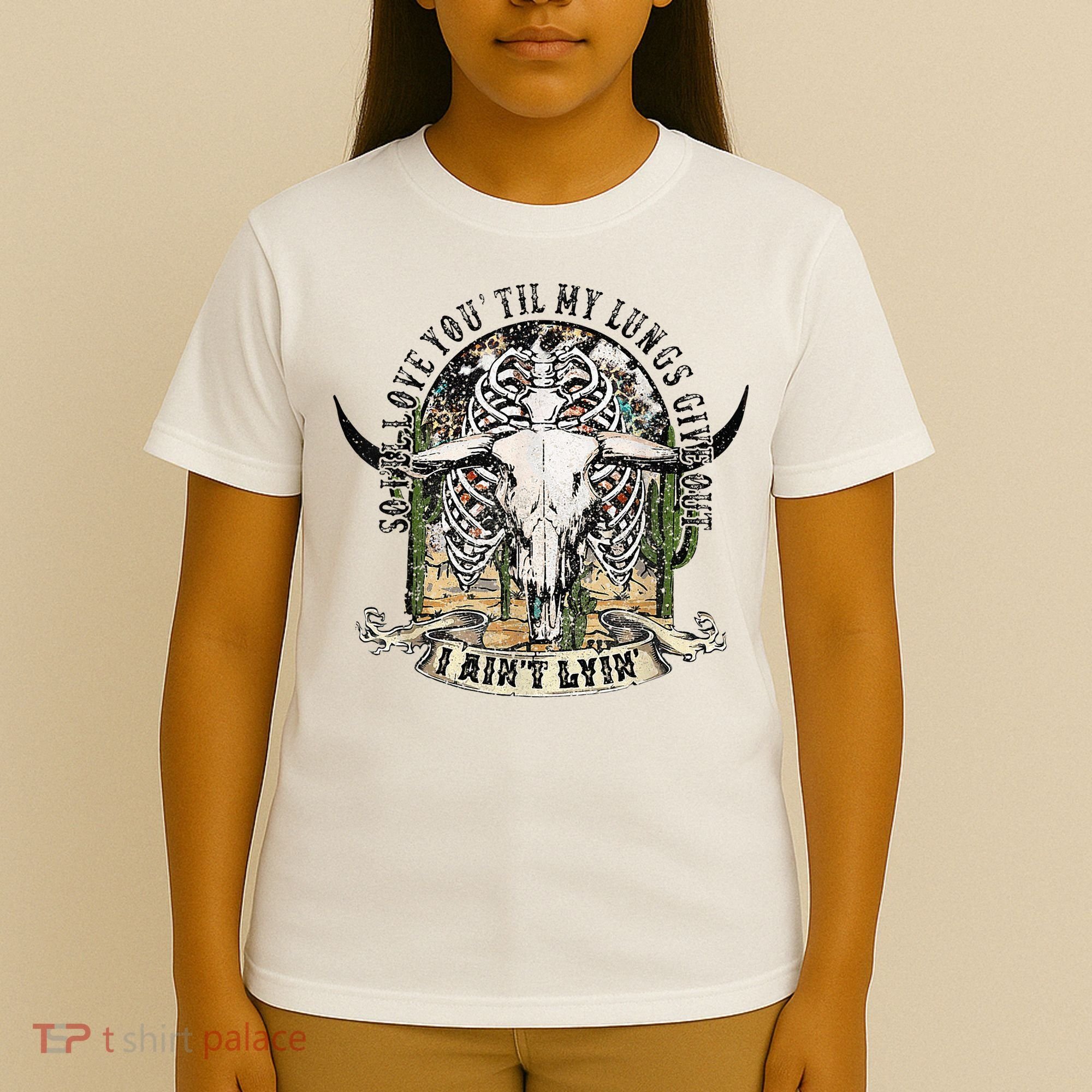 So I'll Love You Till My Lungs Give Out I Ain't Lyin Western T-Shirt