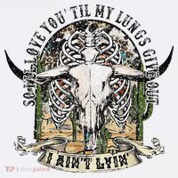 So I'll Love You Till My Lungs Give Out I Ain't Lyin Western Mousepad thumb 1