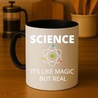 Science It's Like Magic But Real Geek Scientist Gift Coffee Mug thumb 4