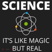 Science It's Like Magic But Real Geek Scientist Gift Beanie thumb 2