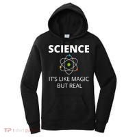 Science It's Like Magic But Real Geek Scientist Gift Women's Hoodie thumb 0