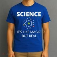Science It's Like Magic But Real Geek Scientist Gift T-Shirt thumb 3
