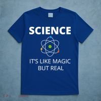 Science It's Like Magic But Real Geek Scientist Gift T-Shirt thumb 5
