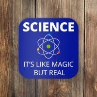 Science It's Like Magic But Real Geek Scientist Gift Coaster thumb 0