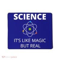 Science It's Like Magic But Real Geek Scientist Gift Mousepad thumb 0