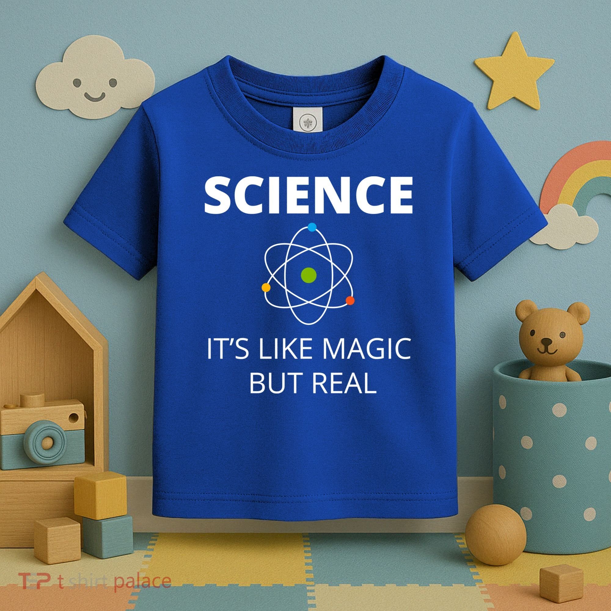 Science It's Like Magic But Real Geek Scientist Gift Toddler T-Shirt