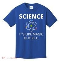 Science It's Like Magic But Real Geek Scientist Gift Kids T-Shirt thumb 0
