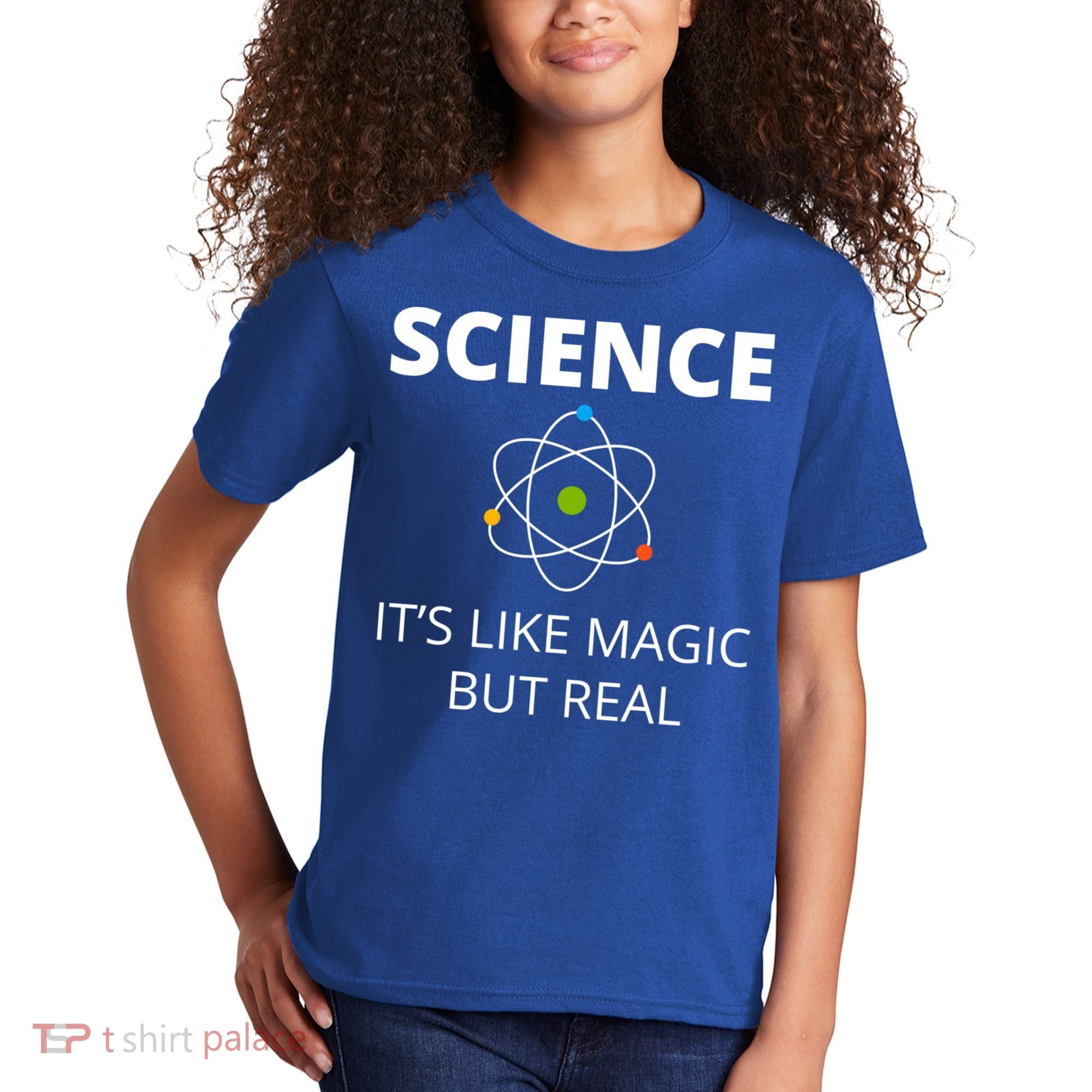 Science It's Like Magic But Real Geek Scientist Gift Kids T-Shirt