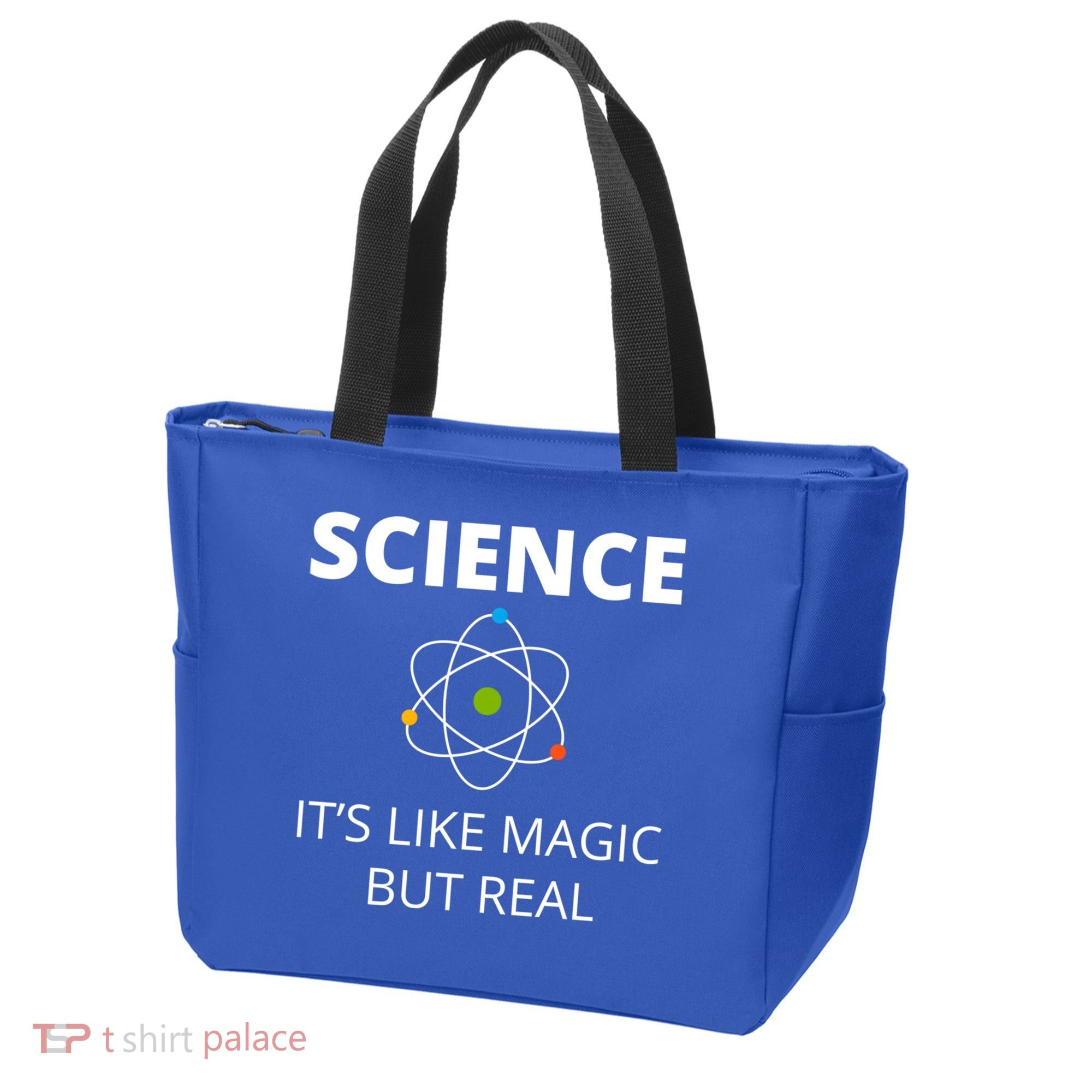 Science It's Like Magic But Real Geek Scientist Gift Tote Bag