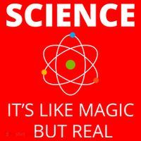 Science It's Like Magic But Real Geek Scientist Gift Santa Hat thumb 1