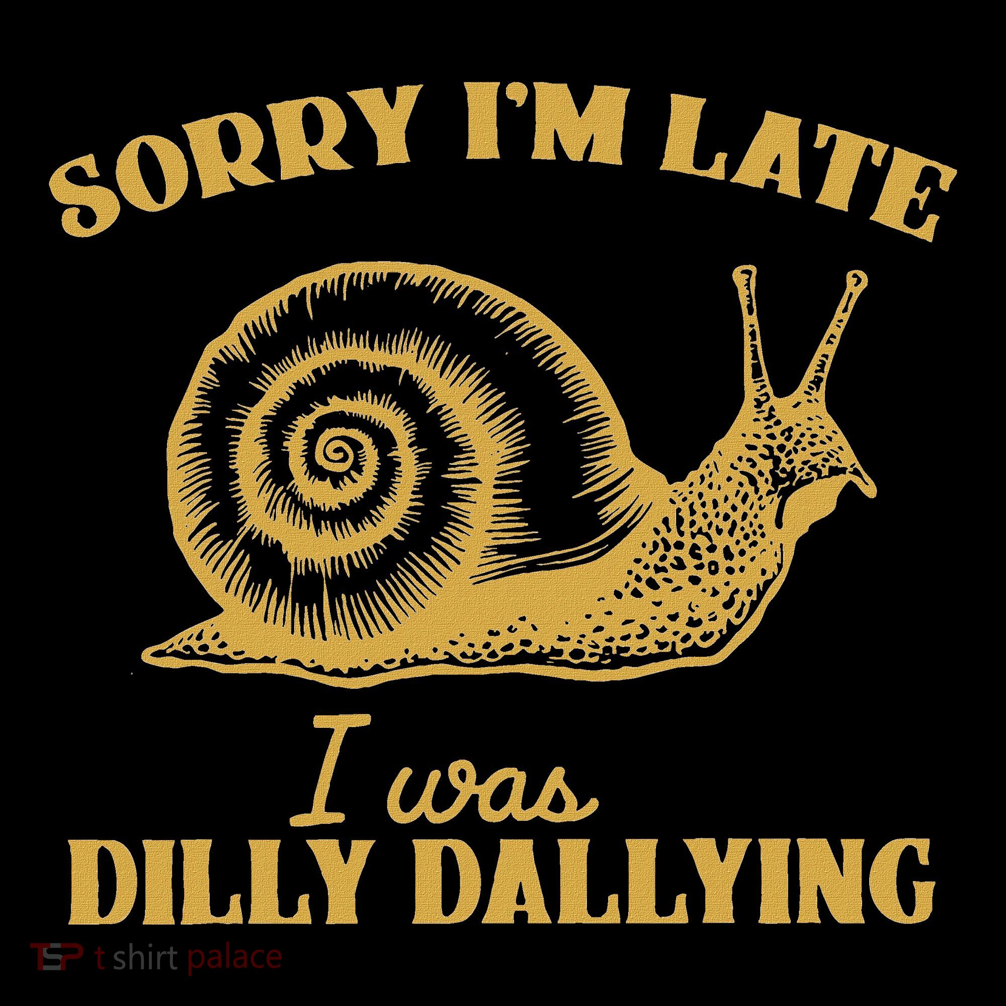Sorry IM Late I Was Dilly Dallying Women's Hoodie