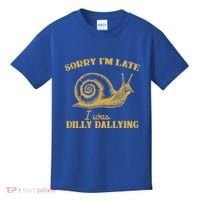 Sorry IM Late I Was Dilly Dallying Kids T-Shirt thumb 0