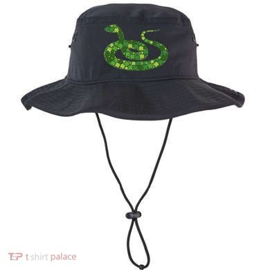 Snake Irish Lucky Green Shamrock Clover St Patricks Day Bucket Hat