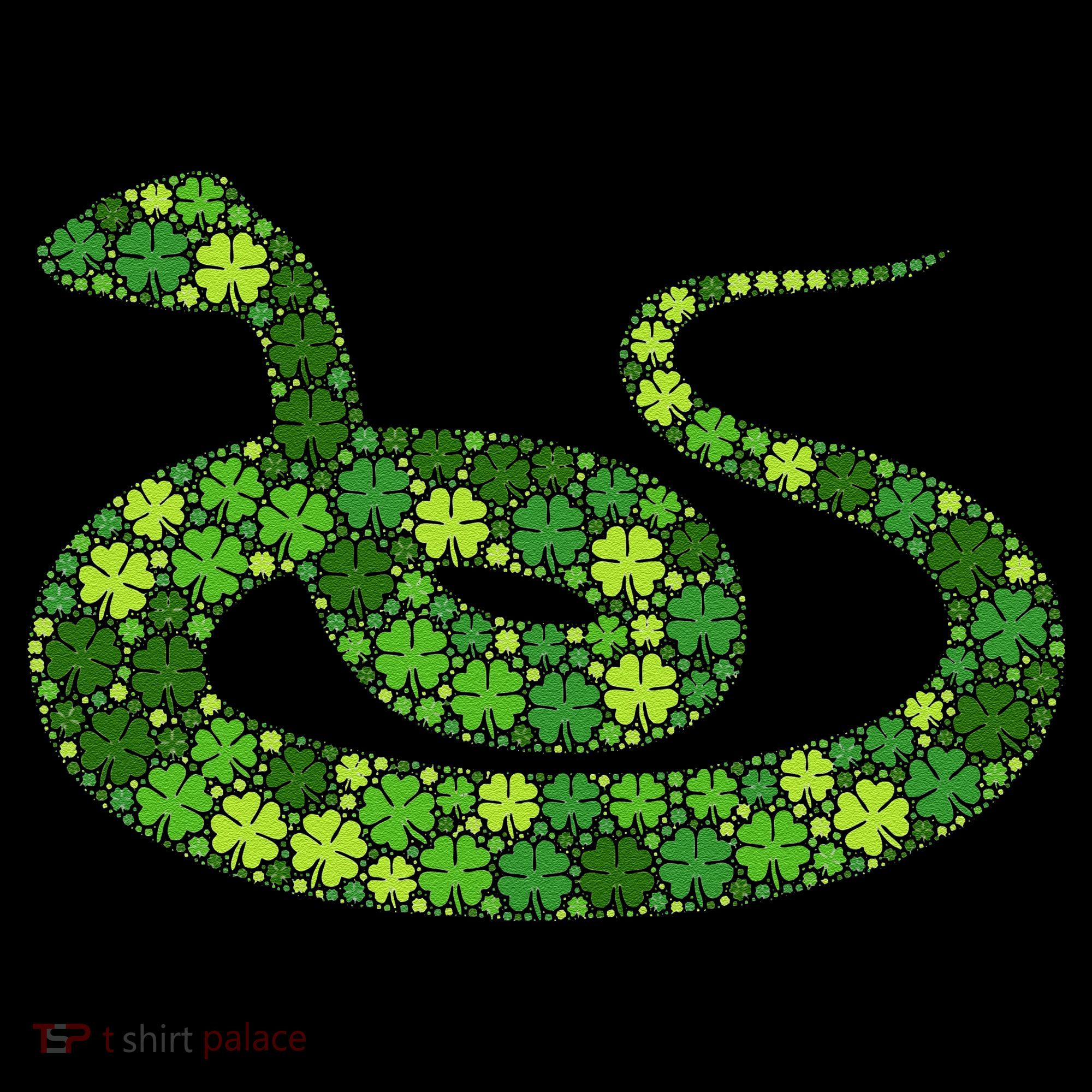Snake Irish Lucky Green Shamrock Clover St Patricks Day Women's Tank Top