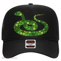 Snake Irish Lucky Green Shamrock Clover St Patricks Day Hat thumb 0