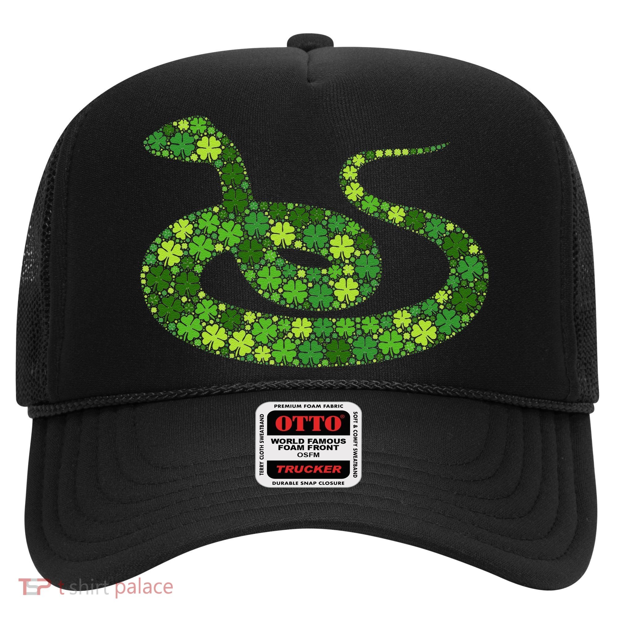 Snake Irish Lucky Green Shamrock Clover St Patricks Day Hat