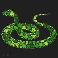Snake Irish Lucky Green Shamrock Clover St Patricks Day Hat thumb 2