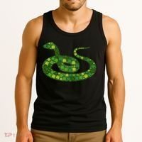 Snake Irish Lucky Green Shamrock Clover St Patricks Day Tank Top thumb 3