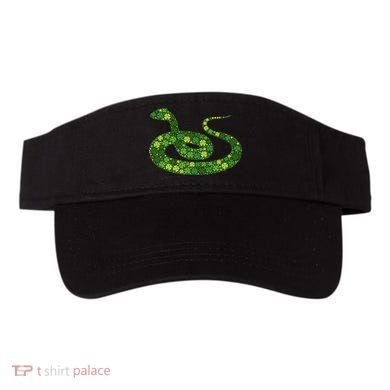 Snake Irish Lucky Green Shamrock Clover St Patricks Day Visor