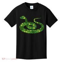 Snake Irish Lucky Green Shamrock Clover St Patricks Day Kids T-Shirt thumb 0