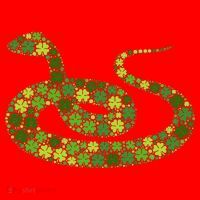 Snake Irish Lucky Green Shamrock Clover St Patricks Day Santa Hat thumb 1