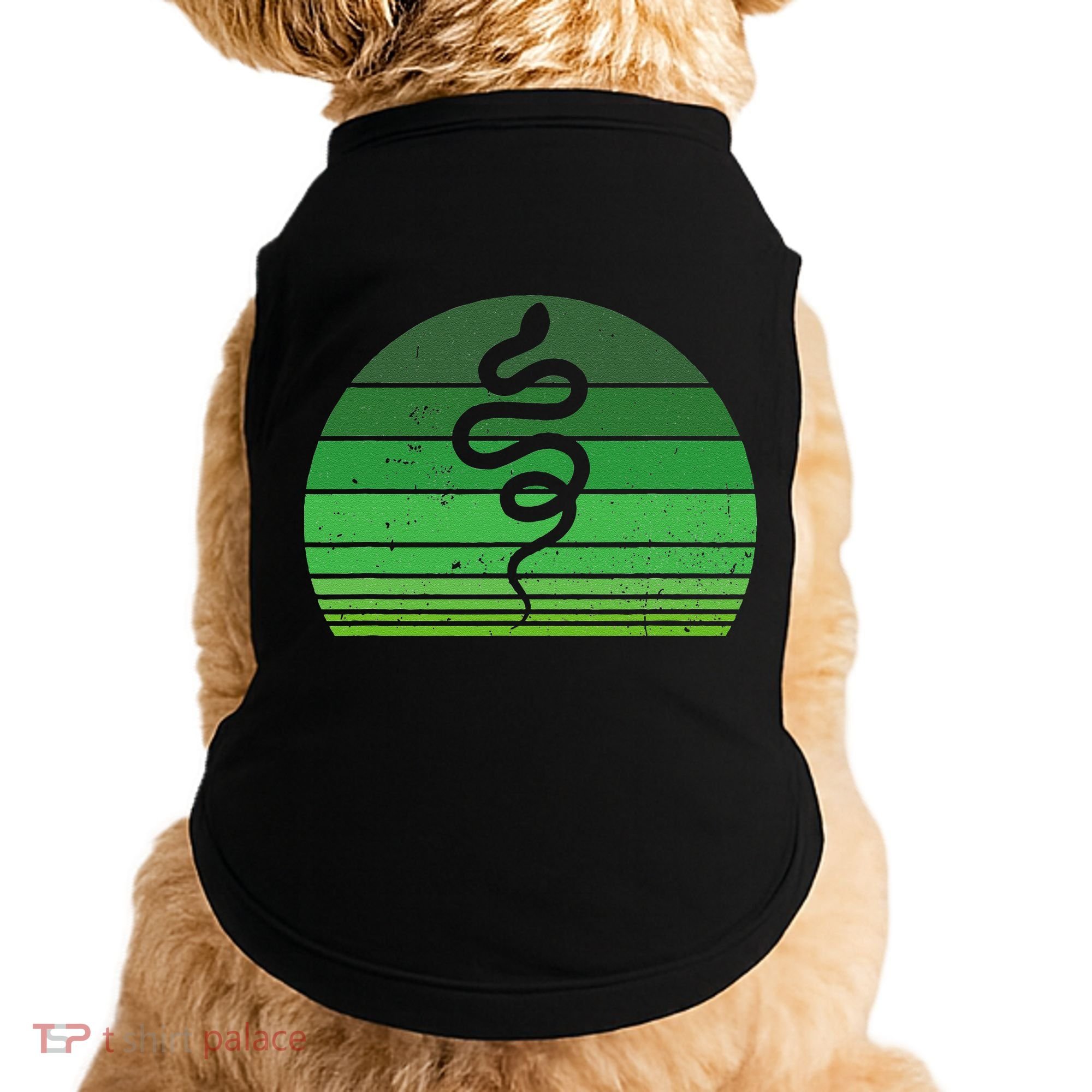 Snake Irish Lucky Green Shamrock Clover St Patricks Day Doggie Tank