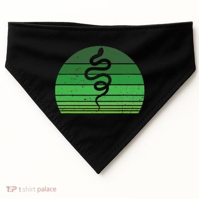 Snake Irish Lucky Green Shamrock Clover St Patricks Day USA-Made Doggie Bandana