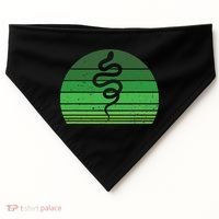 Snake Irish Lucky Green Shamrock Clover St Patricks Day USA-Made Doggie Bandana thumb 0
