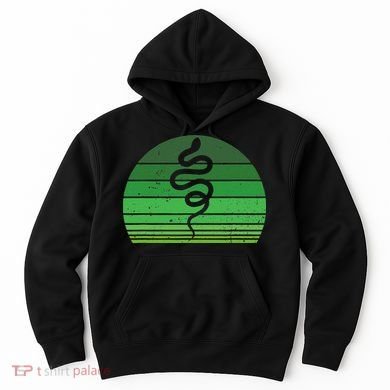 Snake Irish Lucky Green Shamrock Clover St Patricks Day Hoodie