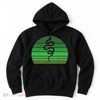 Snake Irish Lucky Green Shamrock Clover St Patricks Day Hoodie thumb 0