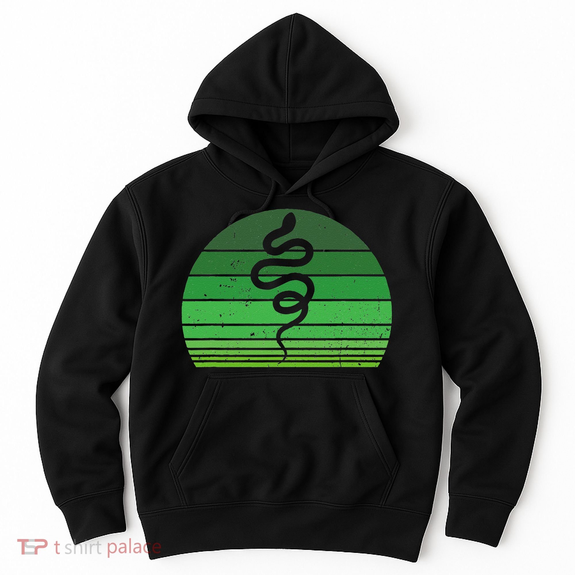 Snake Irish Lucky Green Shamrock Clover St Patricks Day Hoodie