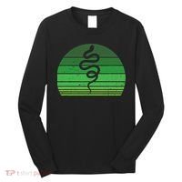Snake Irish Lucky Green Shamrock Clover St Patricks Day Long Sleeve Shirt thumb 0