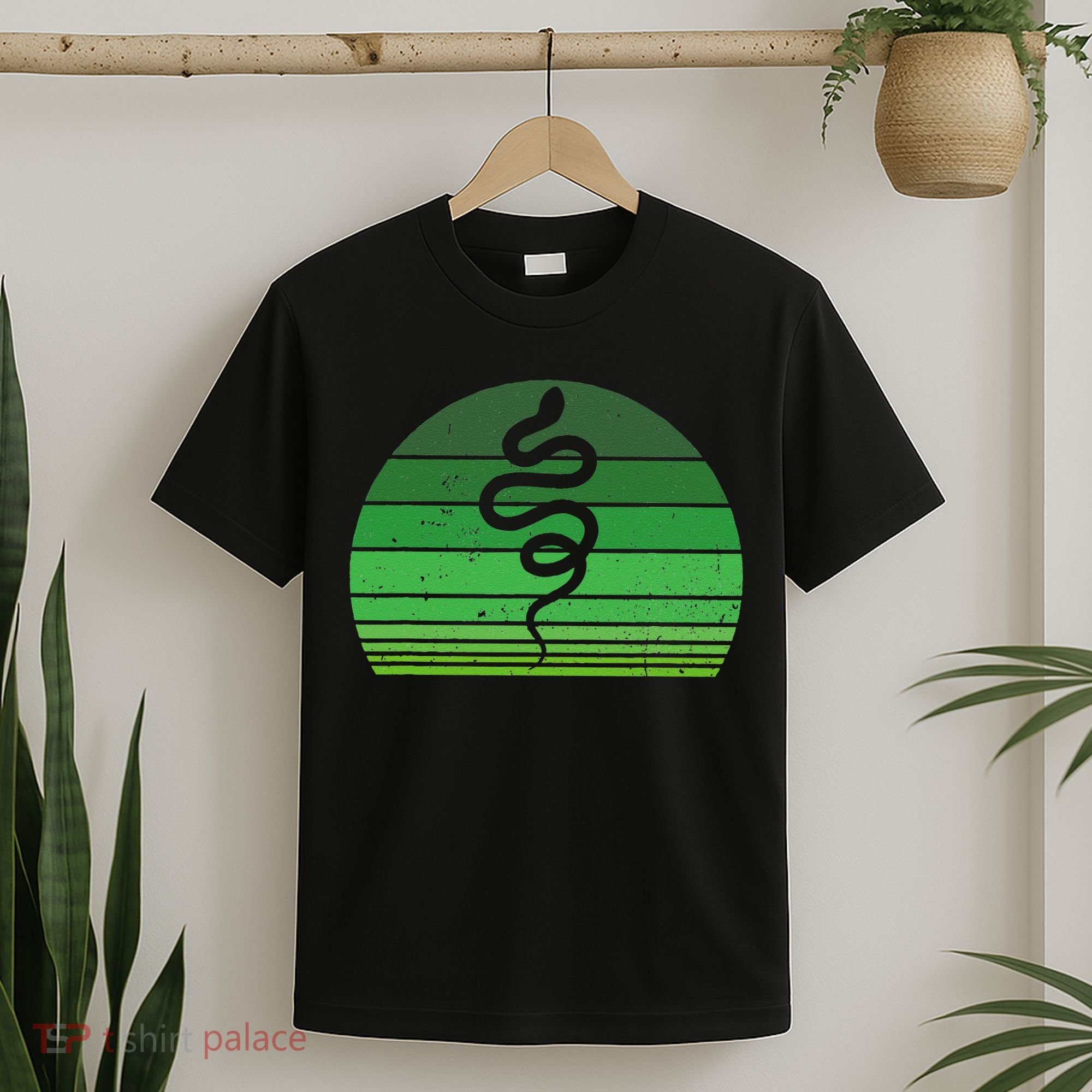 Snake Irish Lucky Green Shamrock Clover St Patricks Day T-Shirt