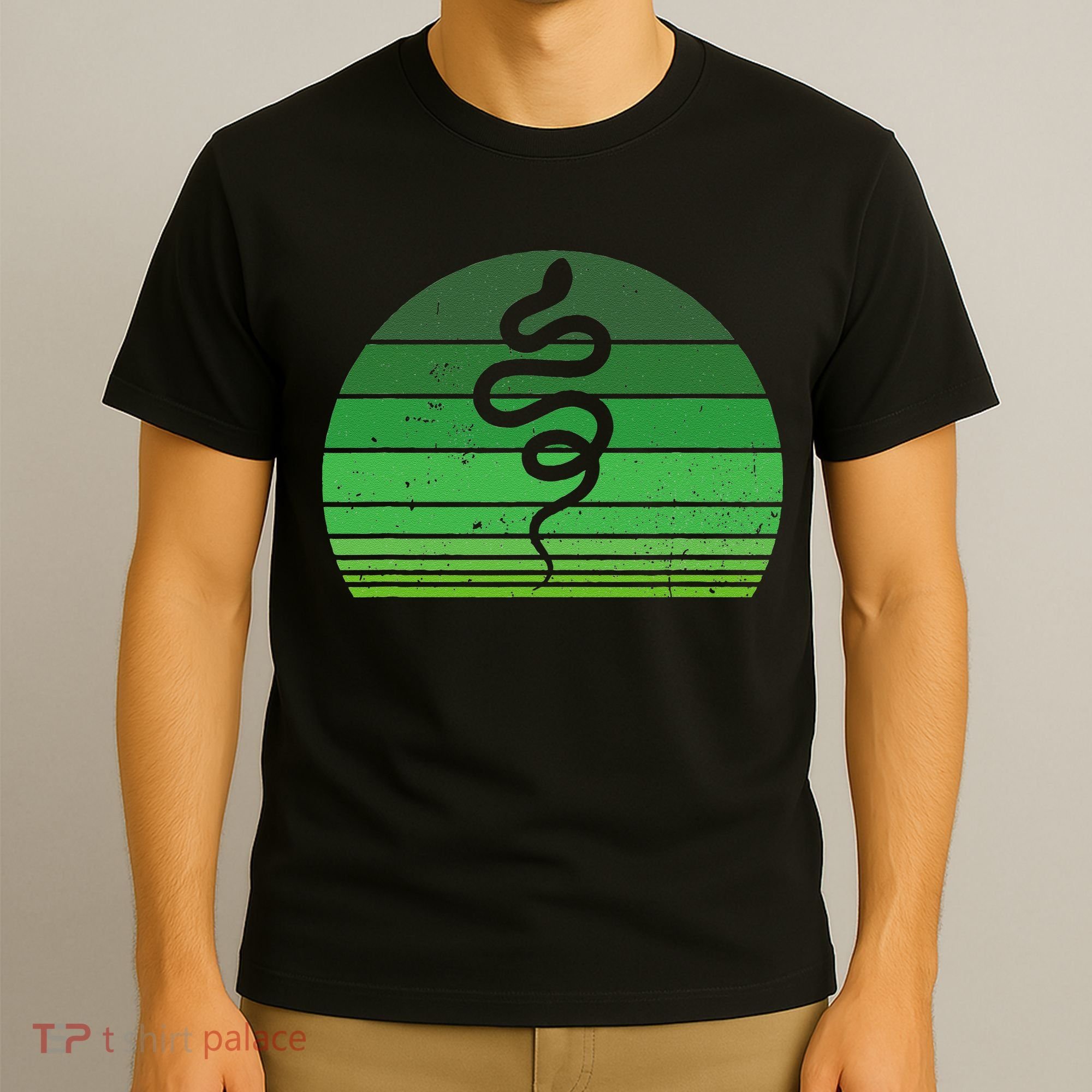 Snake Irish Lucky Green Shamrock Clover St Patricks Day T-Shirt