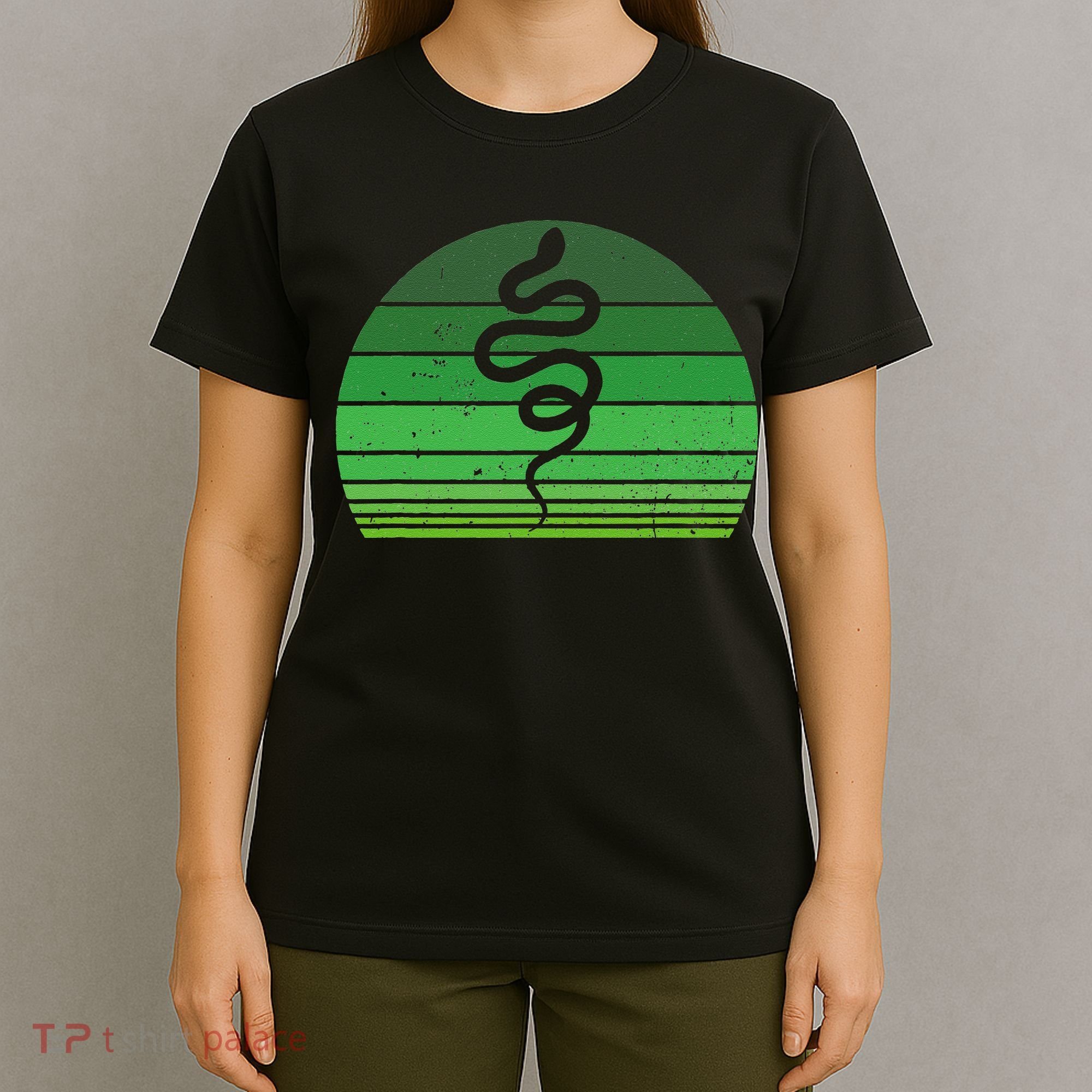 Snake Irish Lucky Green Shamrock Clover St Patricks Day T-Shirt