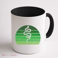 Snake Irish Lucky Green Shamrock Clover St Patricks Day Coffee Mug thumb 1