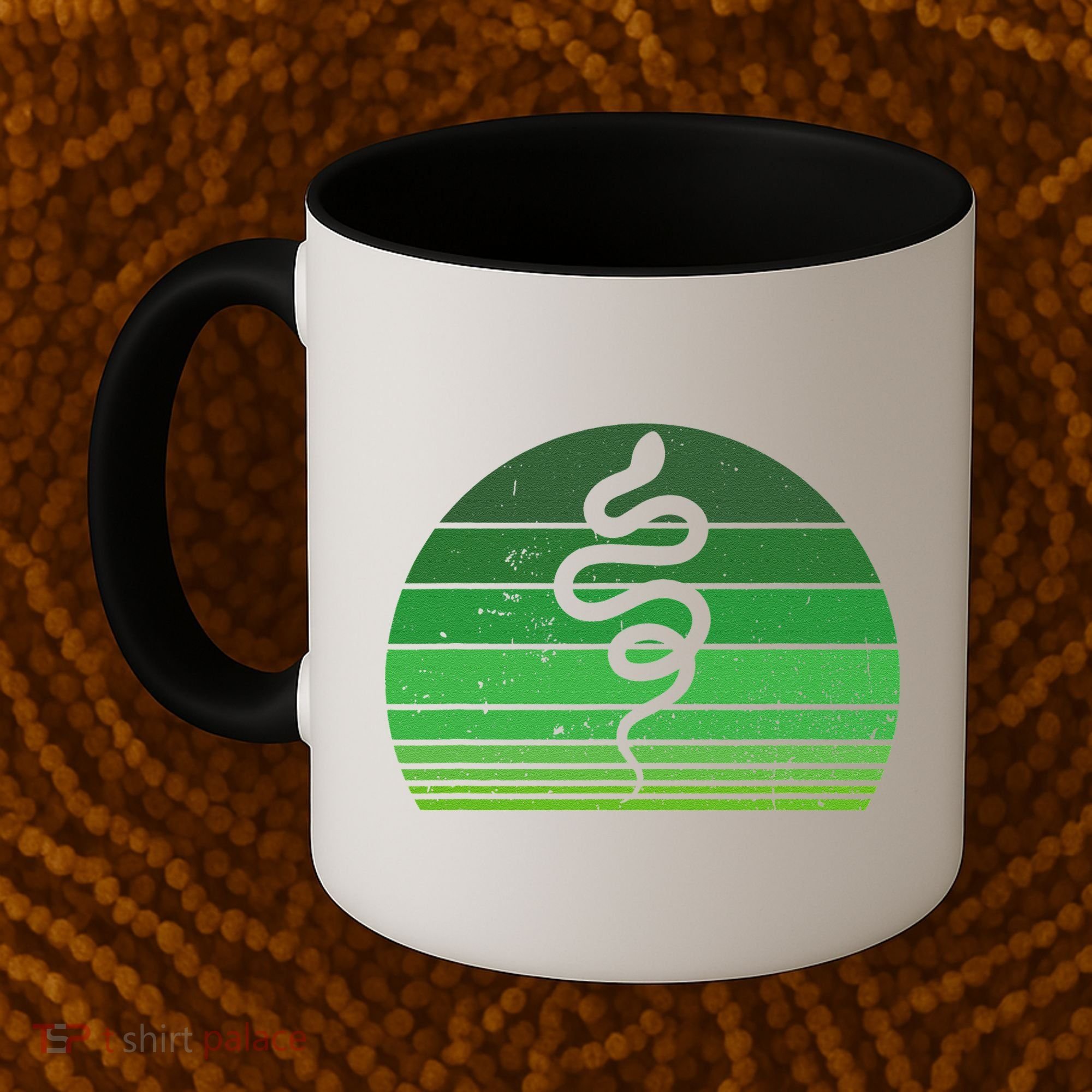 Snake Irish Lucky Green Shamrock Clover St Patricks Day Coffee Mug