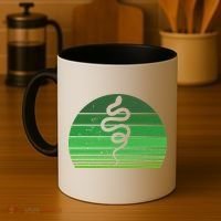 Snake Irish Lucky Green Shamrock Clover St Patricks Day Coffee Mug thumb 4