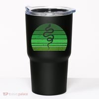 Snake Irish Lucky Green Shamrock Clover St Patricks Day Tumbler thumb 0
