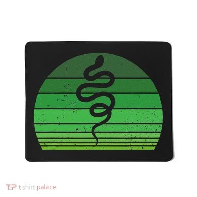 Snake Irish Lucky Green Shamrock Clover St Patricks Day Mousepad