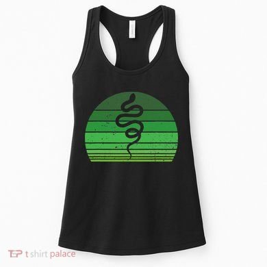 Snake Irish Lucky Green Shamrock Clover St Patricks Day Women's Tank Top