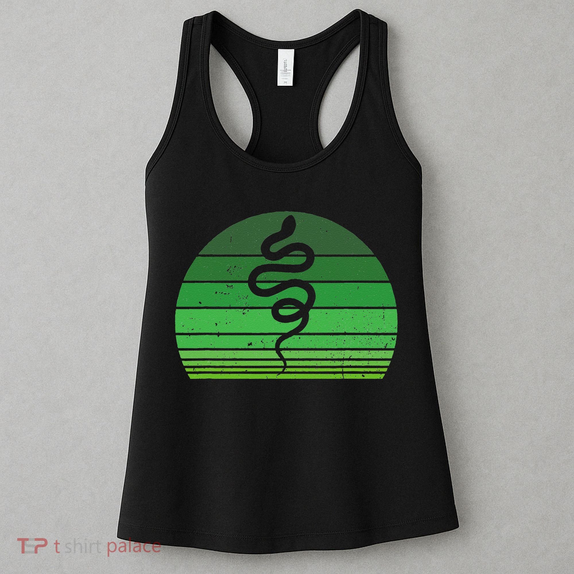 Snake Irish Lucky Green Shamrock Clover St Patricks Day Women's Tank Top