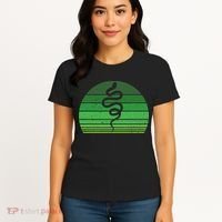 Snake Irish Lucky Green Shamrock Clover St Patricks Day Women's T-Shirt thumb 4