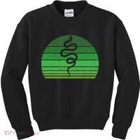 Snake Irish Lucky Green Shamrock Clover St Patricks Day Kids Sweatshirt thumb 0